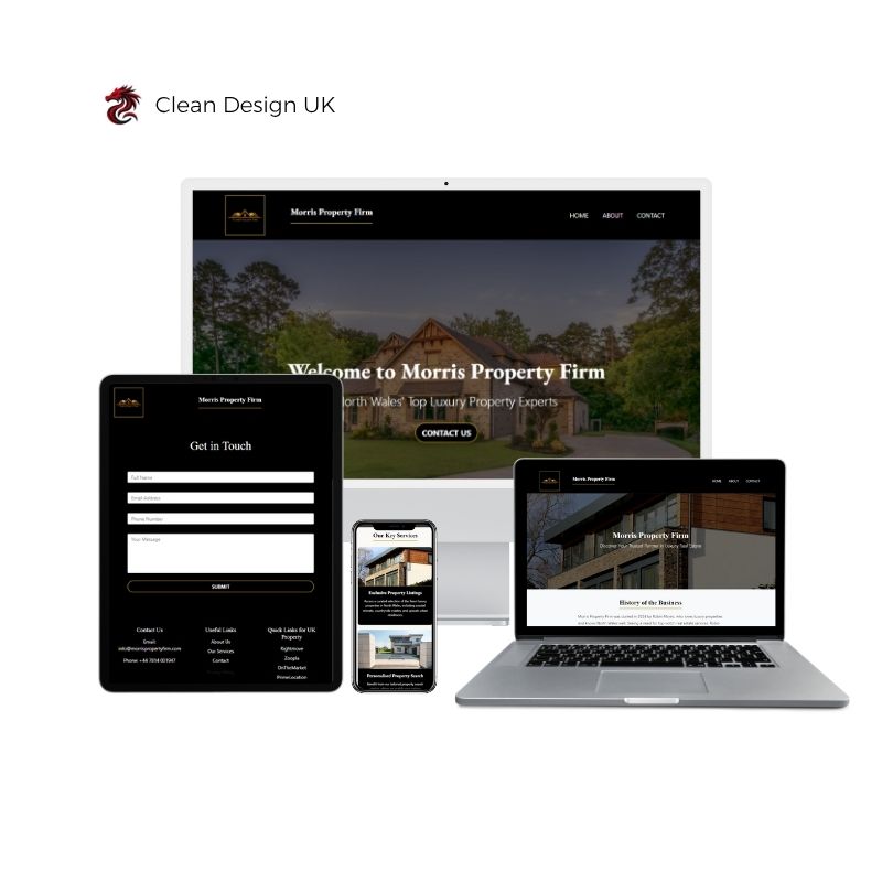 morrisproperty-web-design-by-web-designer-north-wales-bangor